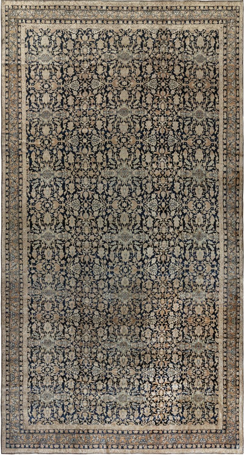 Authentic Persian Kirman Handmade Wool Rug