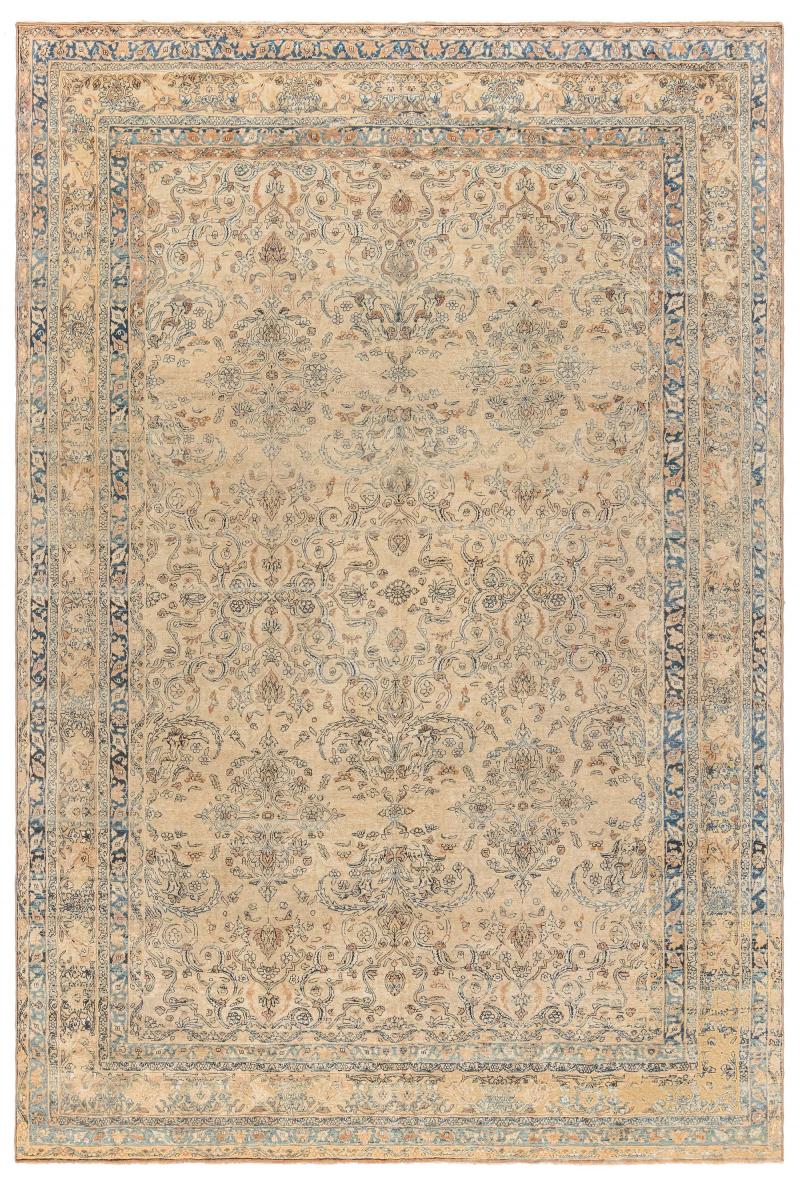 Authentic Persian Kirman Handwoven Wool Rug