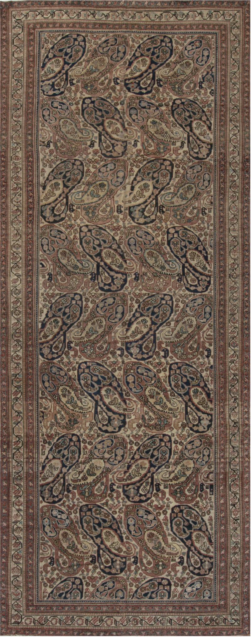 Authentic Persian Malyer Handwoven Wool Rug