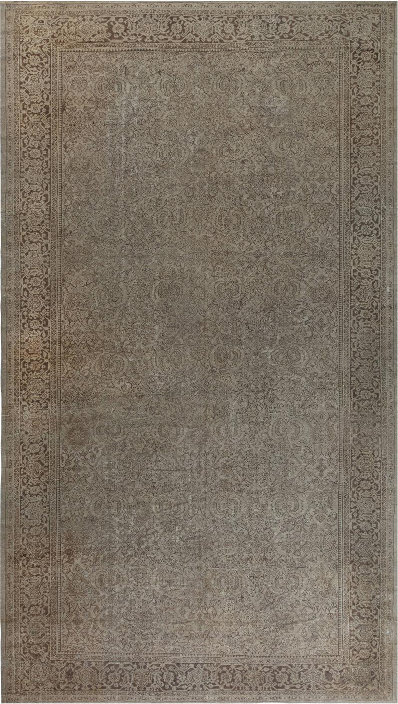 Authentic Persian Sultanabad Botanic Design Handmade Wool Rug