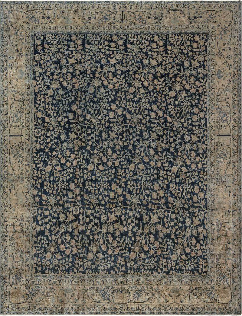 Authentic Persian Tabriz Handmade Wool Carpet