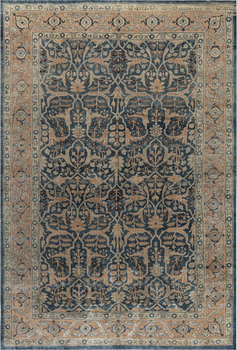 Authentic Persian Tabriz Handmade Wool Carpet