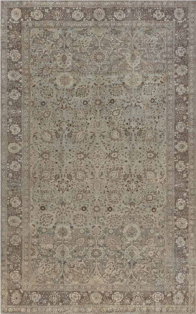 Authentic Persian Tabriz Handmade Wool Rug