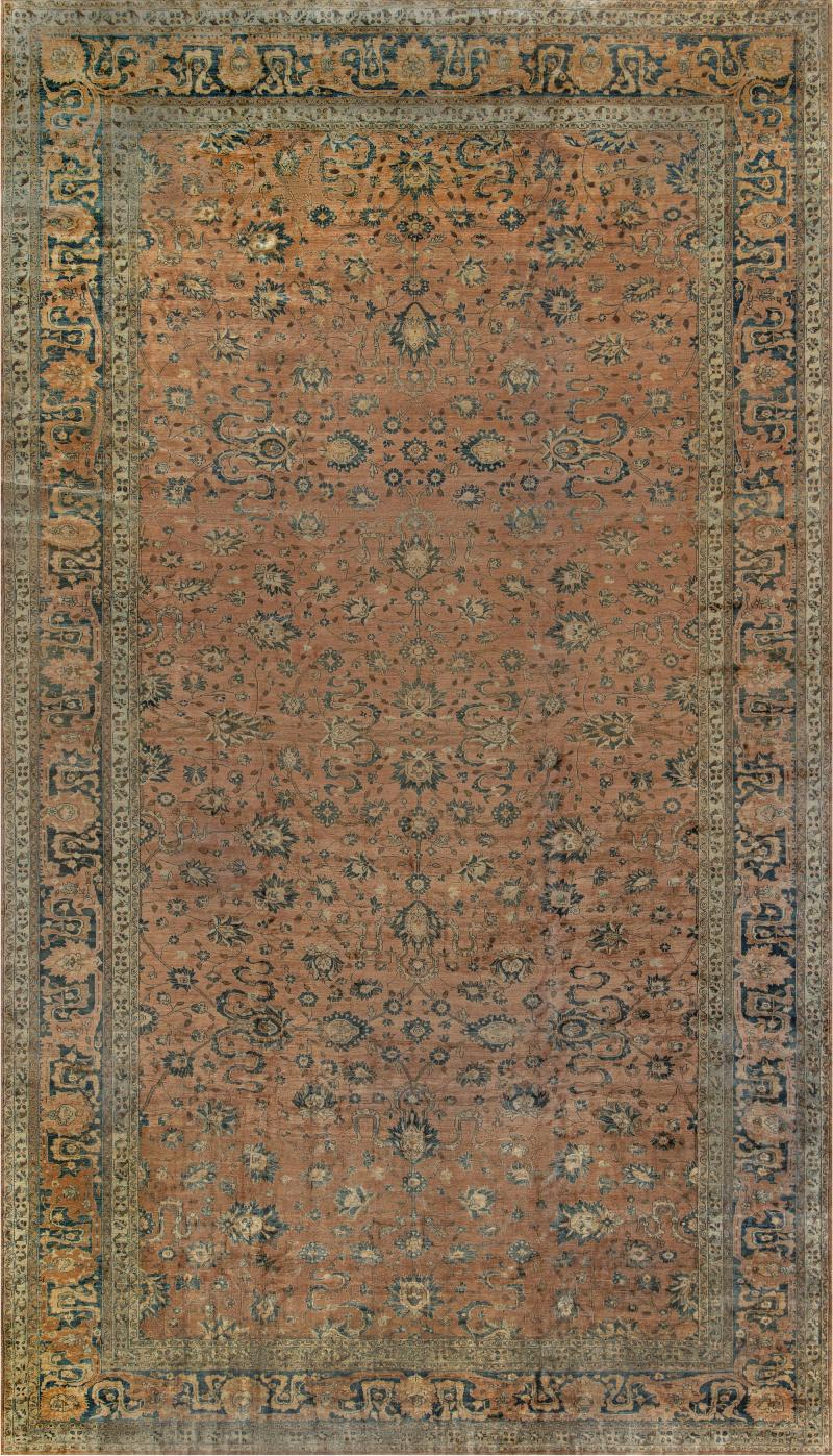 Authentic Persian Tabriz Handmade Wool Rug