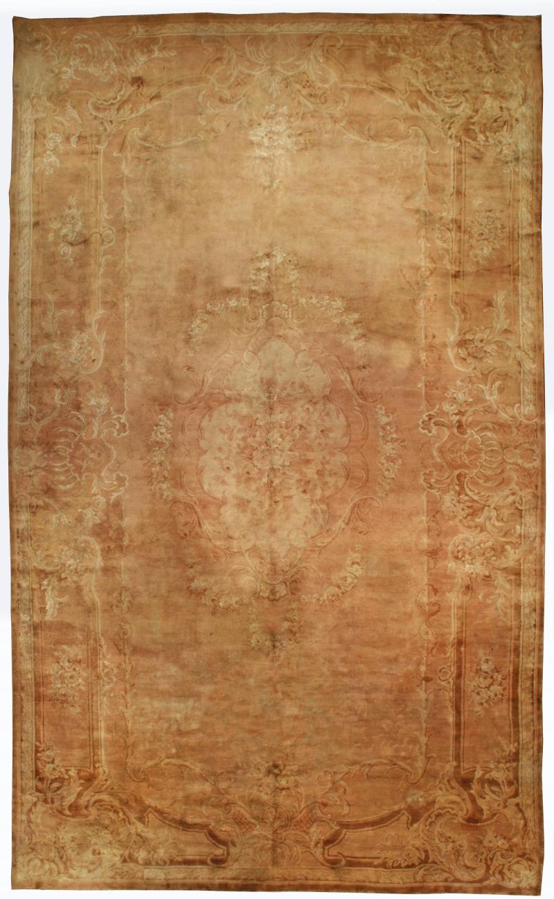 Authentic Savonnerie Botanic Handmade Wool Carpet