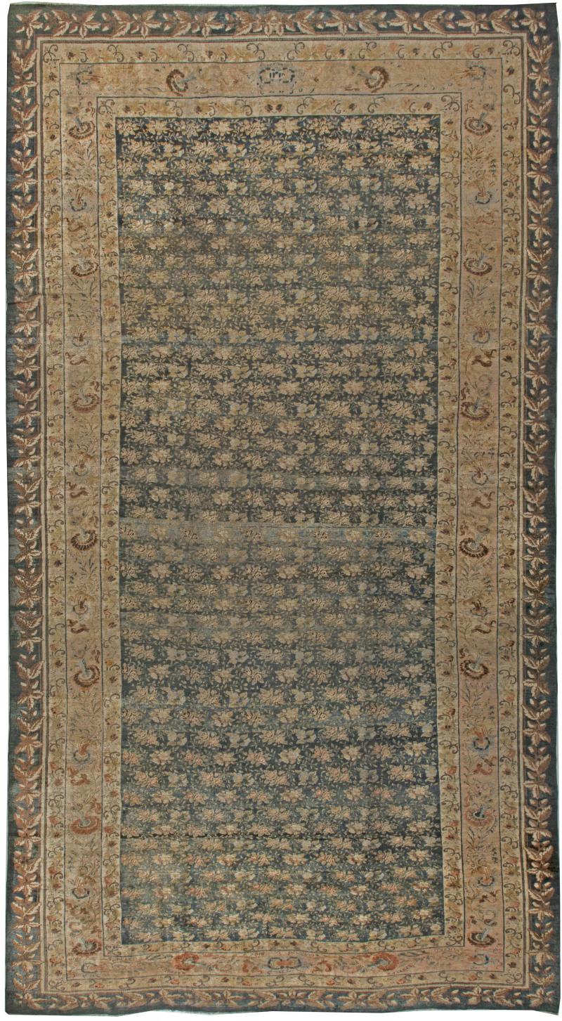 Authentic Turkish Hereke Botanic Handmade Wool Carpet