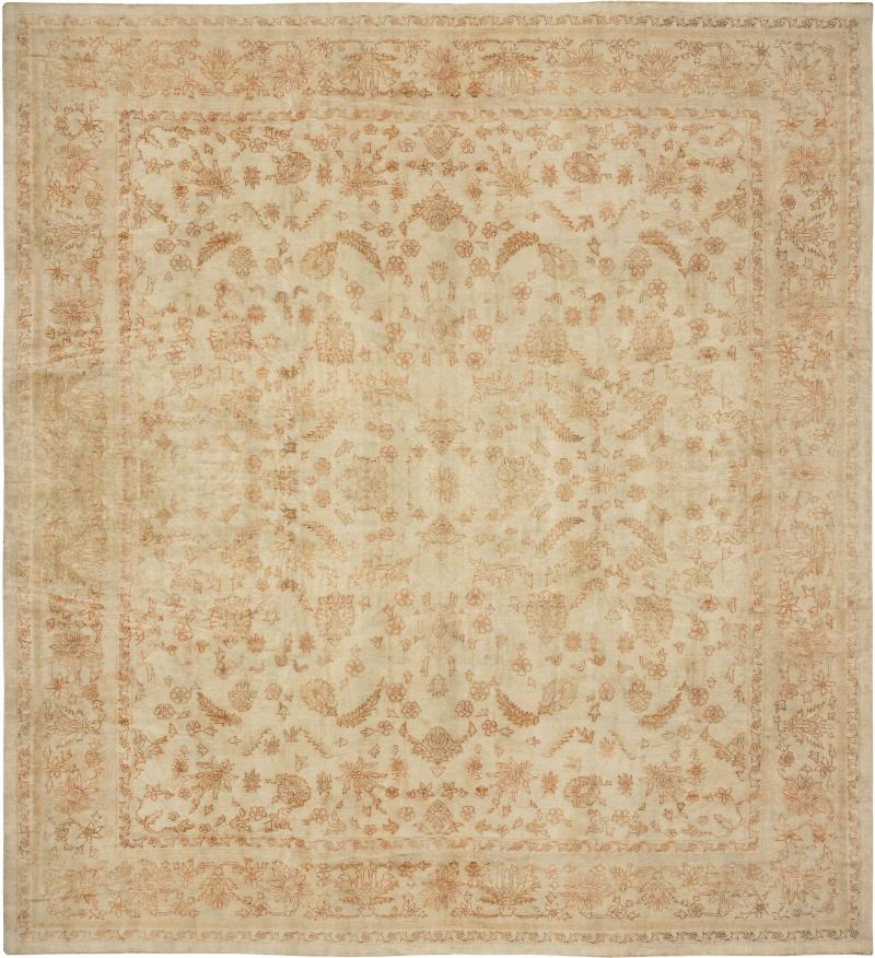 Authentic Turkish Oushak Handmade Wool Rug