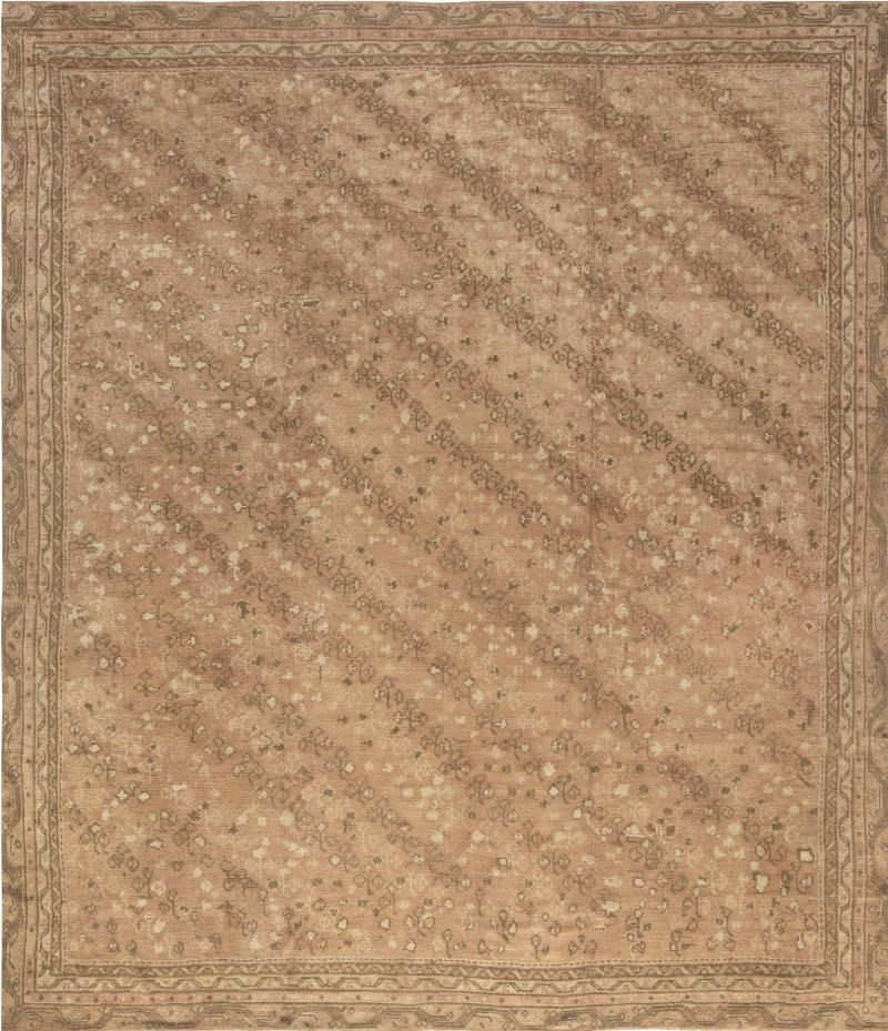 Authentic Turkish Oushak Handmade Wool Rug