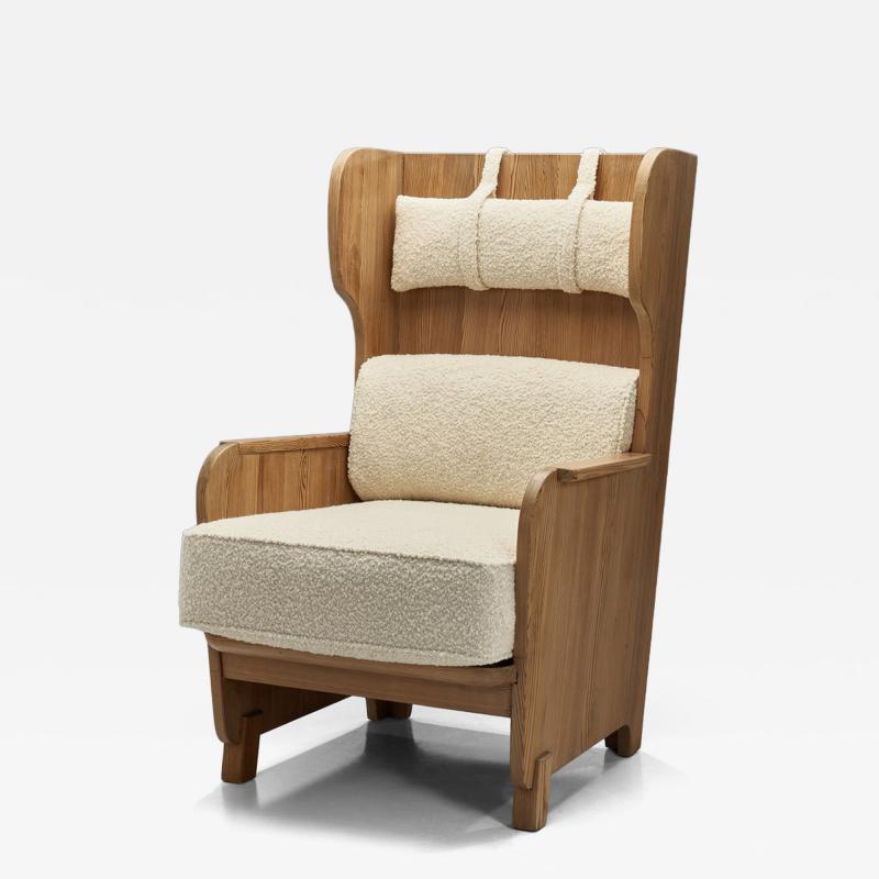 Axel Einar Hjorth Axel Einar Hjorth Lov Pine Armchair for Nordiska Kompaniet Sweden 1932