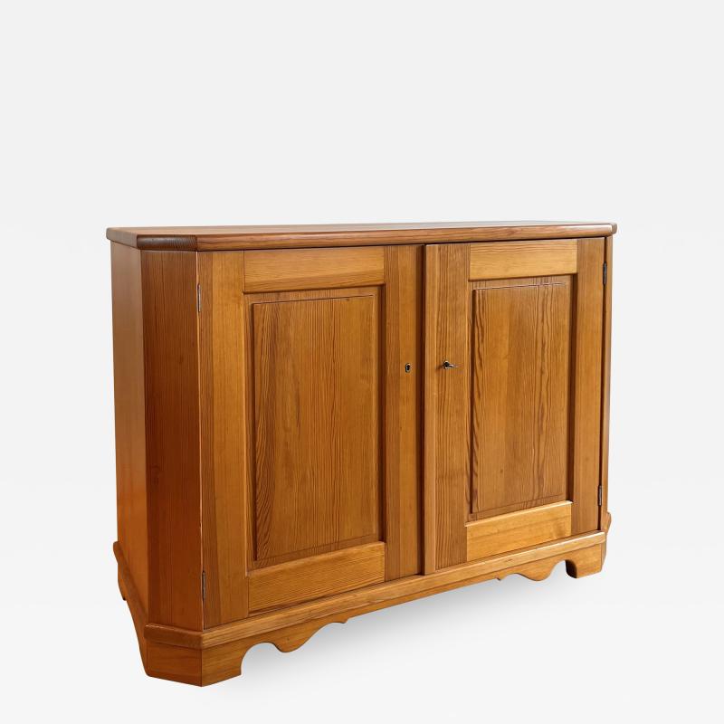 Axel Einar Hjorth Cabinet Sideboard in Pine by Axel Einar Hjorth for Nordiska Kompaniet