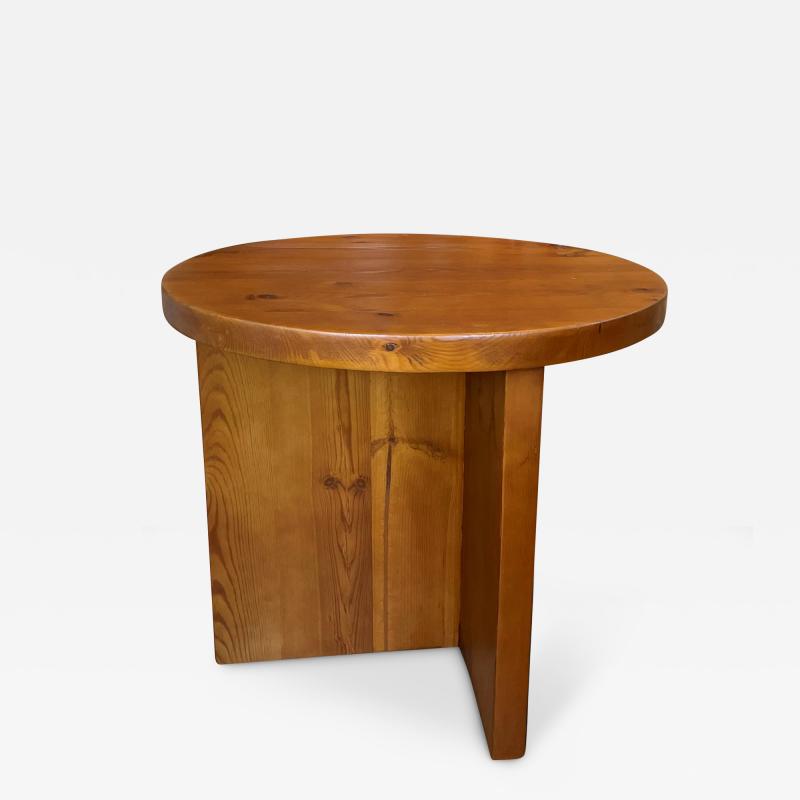 Axel Einar Hjorth Exceptional and Rare Asymmetrically Based Table in Pine Axel Einar Hjorth