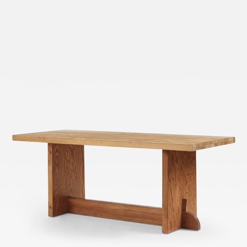 Axel Einar Hjorth Lovo Stained pine table