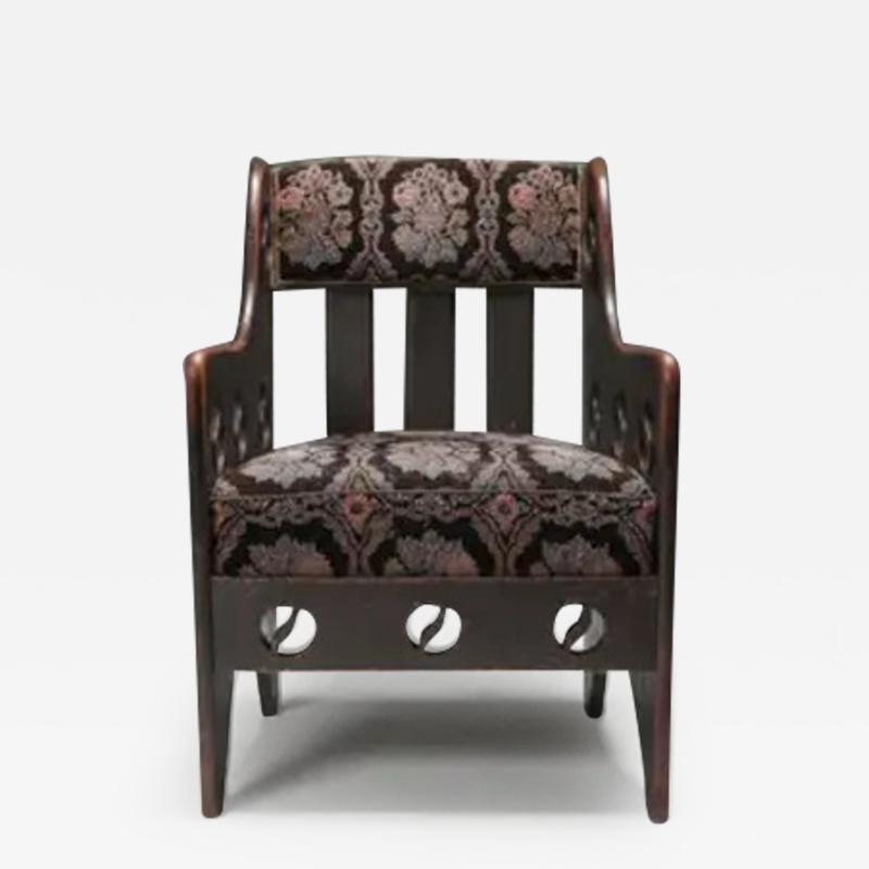 Axel Einar Hjorth Rustic Modernist Armchair Sweden 1920s