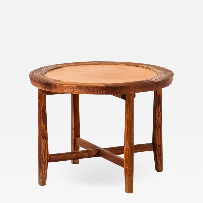 Axel Einar Hjorth Side Table Produced in Sweden