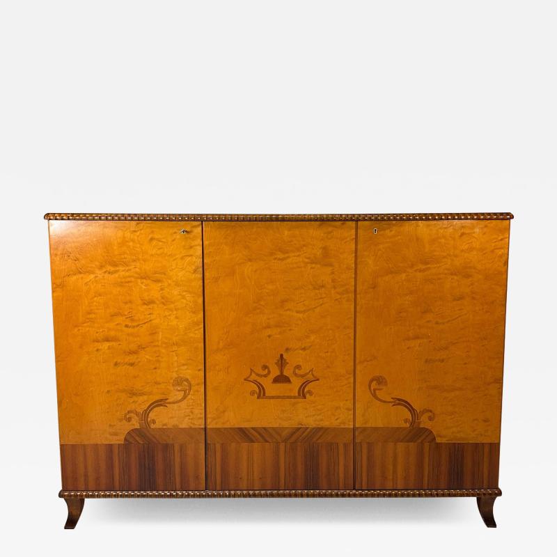 Axel Larsson 1930s Swedish Grace Art Deco Cabinet