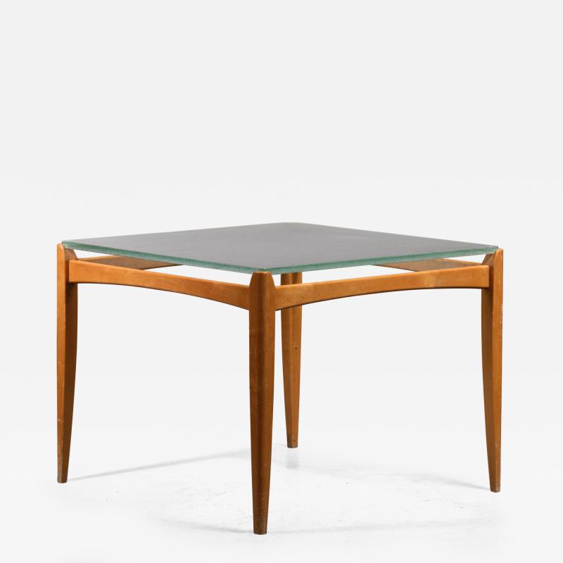 Axel Larsson Axel Larsson Table with Glass Top Bodafors Sweden 1930s