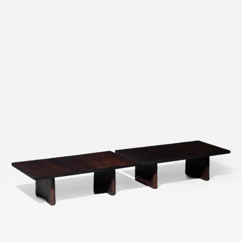 Axel Vervoordt Bamboo Rectangular Coffee Tables by Axel Vervoordt Belgium 1980s