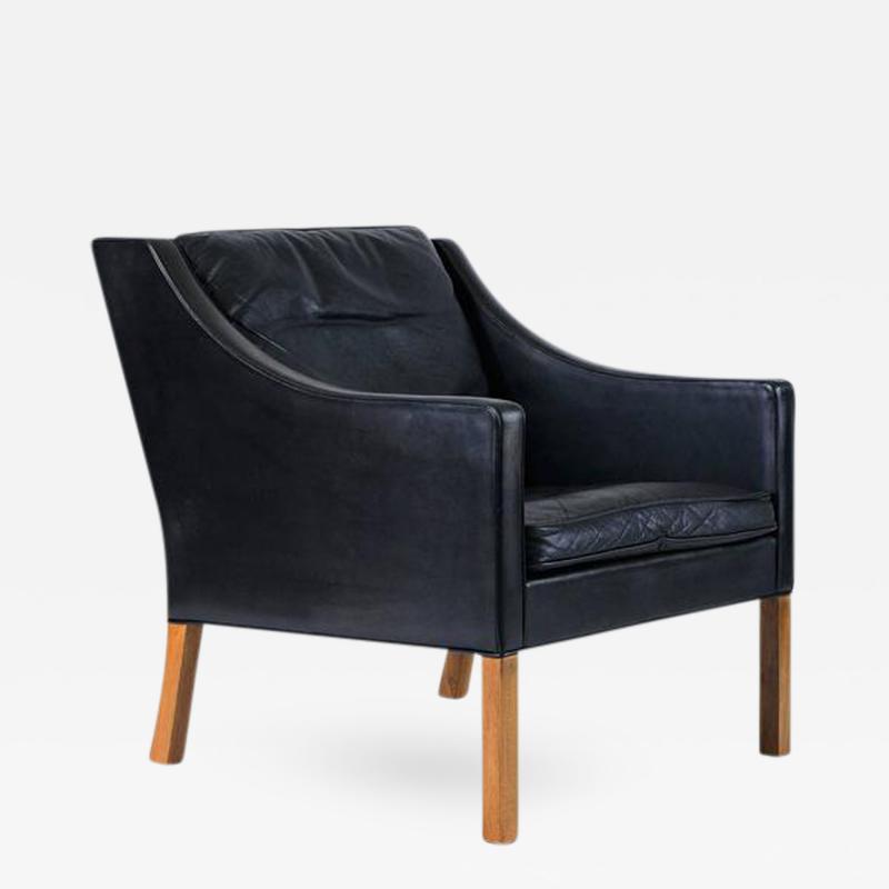 B rge Mogensen Borge Mogensen Model 2207 Leather Lounge Chair