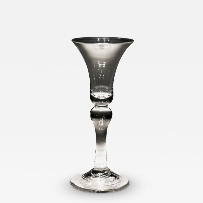 BALUSTER STEM WINE WITH FLARED TRUMPET BOWL