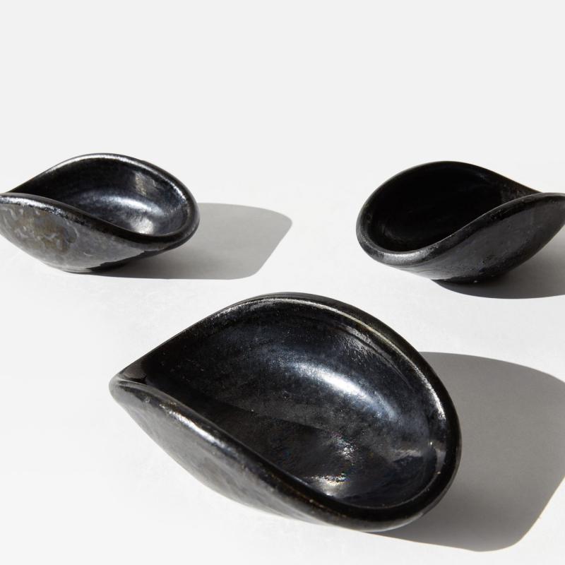 BLACK CERAMIC DISHES