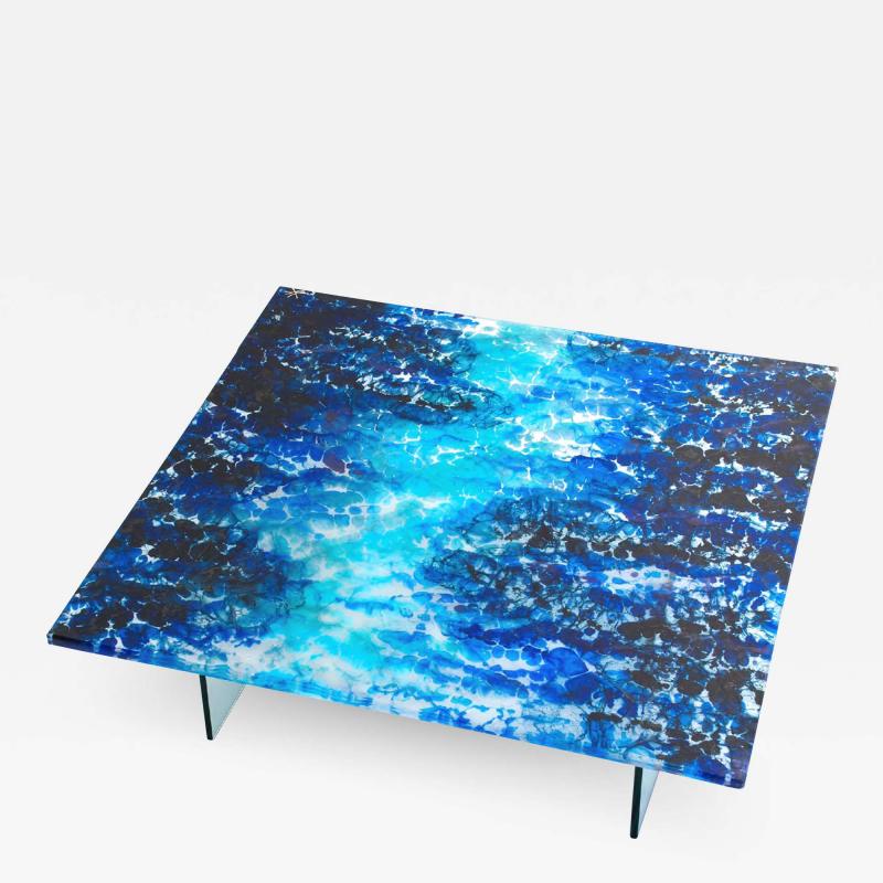 BOILED GLASS COFFEE TABLE