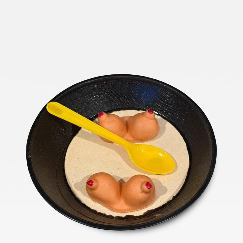 BREAKFAST FOR CHAMPIONS RISQUE POP ART SCULPTURE