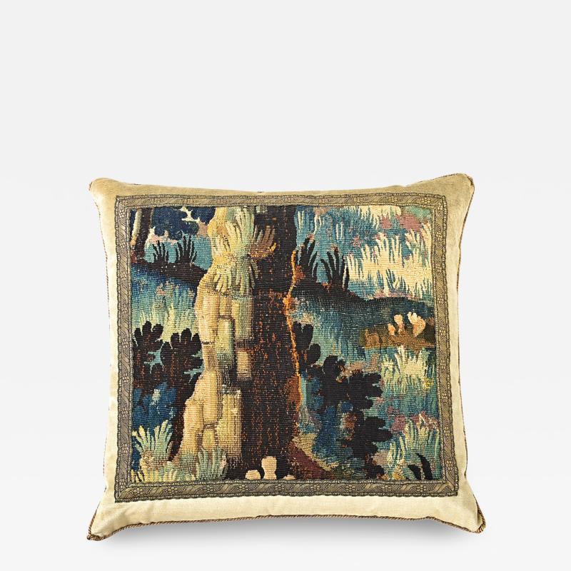 BVIZ Antique Tapestry Fragment Pillow