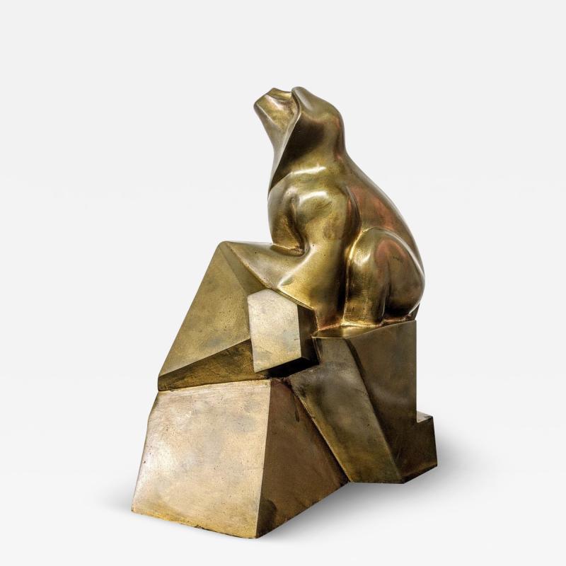 Baboon Bronze Sculpture 1