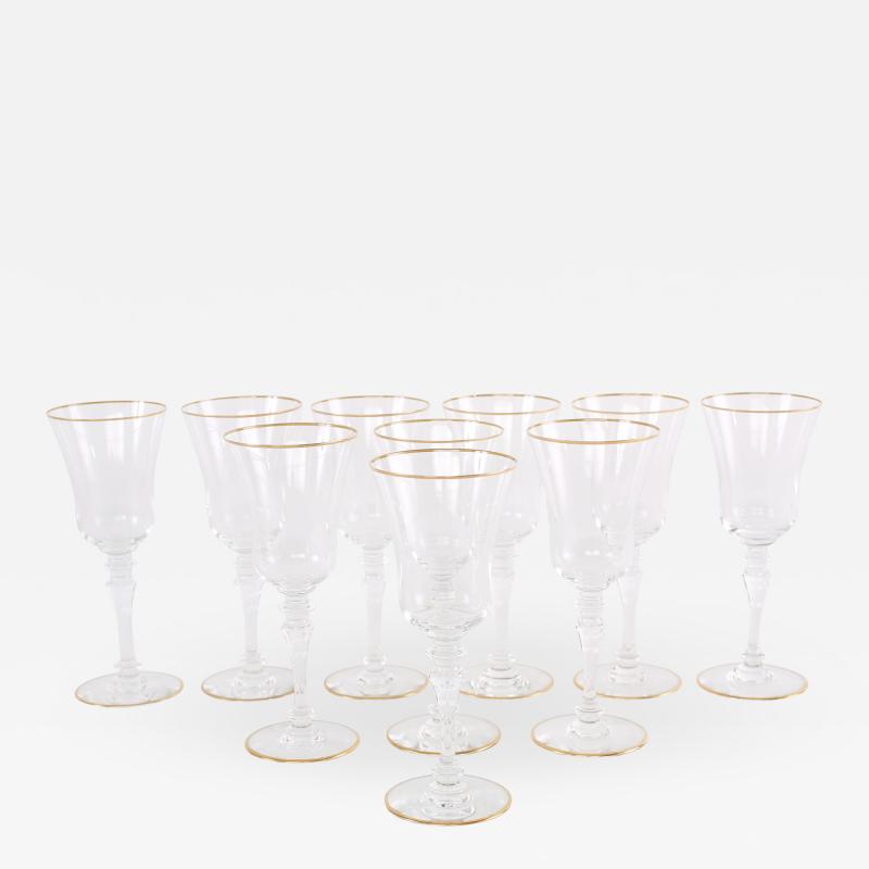 Baccarat Crystal Barware Tableware Service Ten People