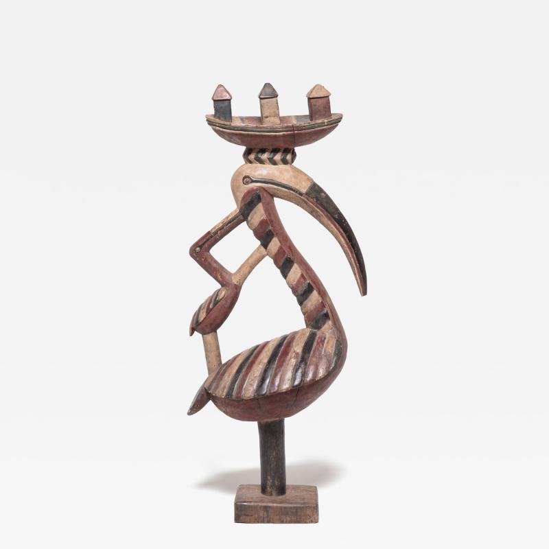 Baga a Bamp Bird Headdress with Canoe