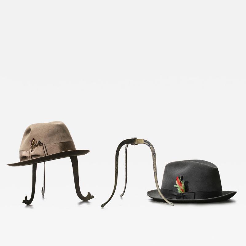 Baitong Etched and Enamel Folding Hat Stand