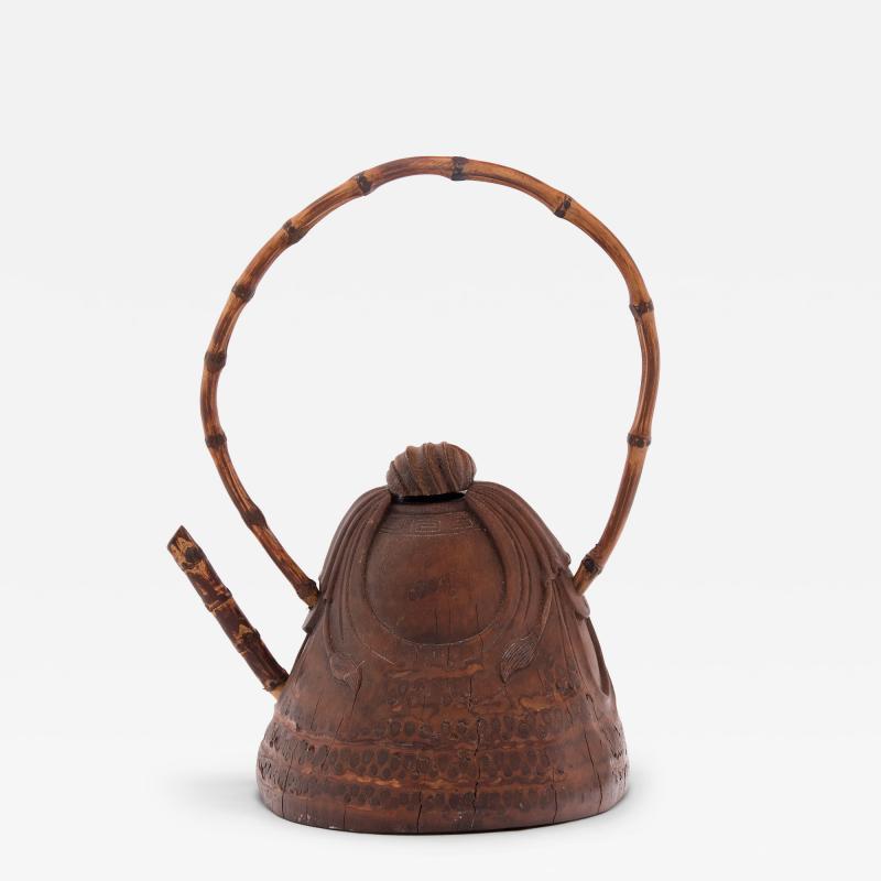 Bamboo Cloth Teapot with Arched Handle