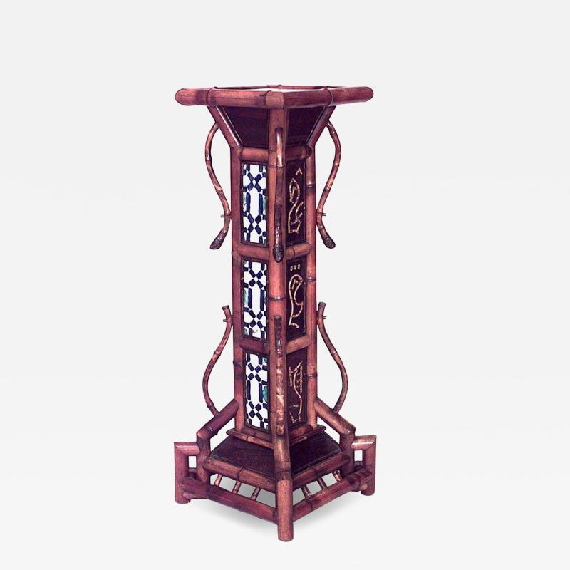 Bamboo Large Square Pedestal