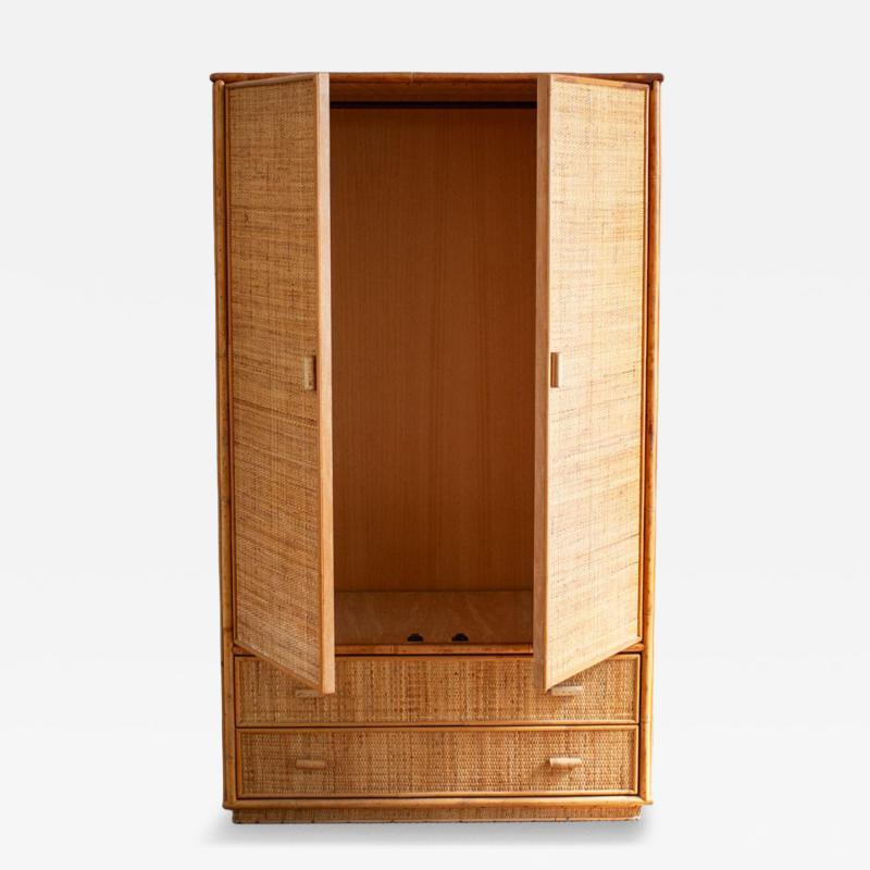 Bamboo wardrobe by Southern Nurseries 1970s