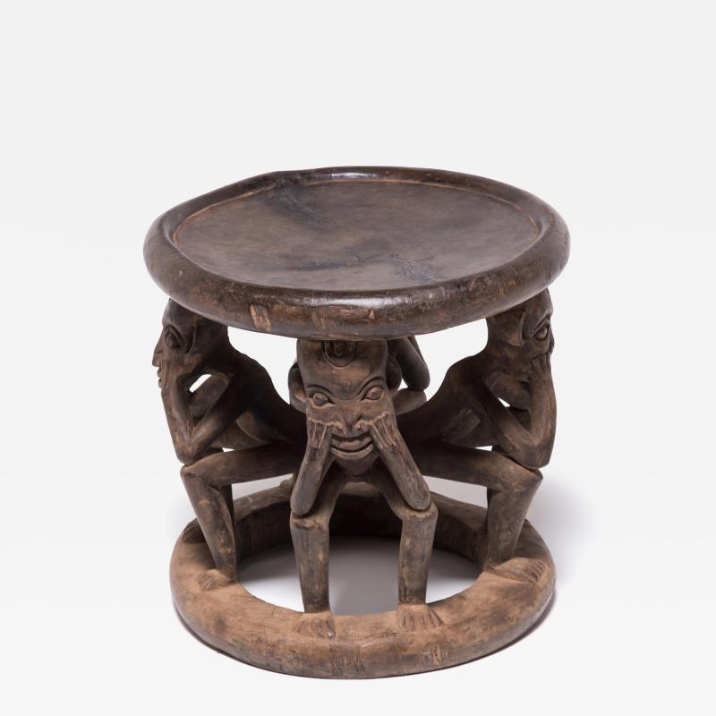 Bamileke Figurative Stool