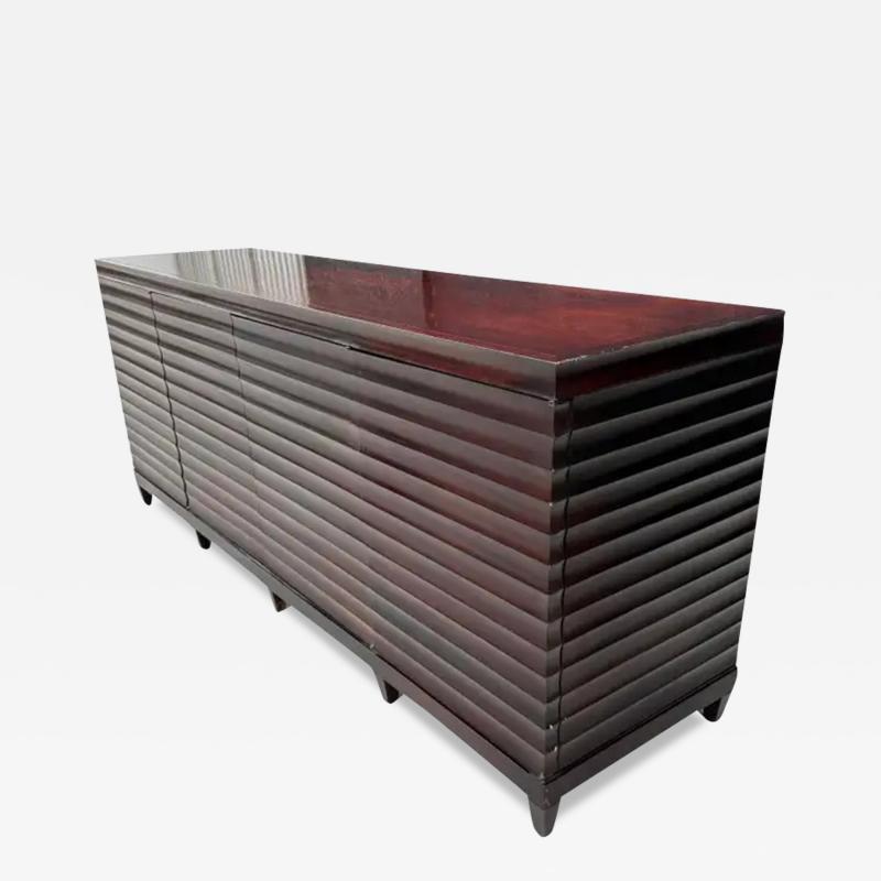 Barbara Barry Modern Fluted Buffet Sideboard Cabinet by Barbara Barry for Baker Furniture USA