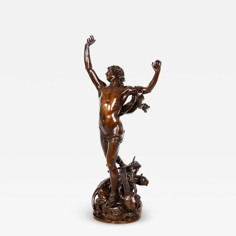 Barbedienne French Bronze Sculpture Sorrow of Orpheus by Raoul Verlet