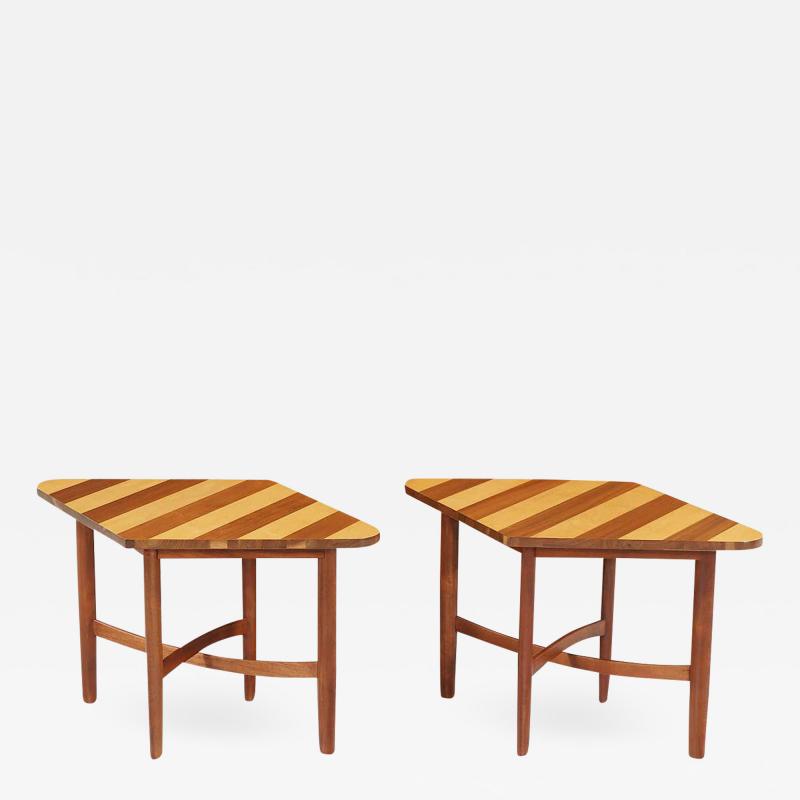 Barney Flagg Barney Flagg Parallel Multi Wood Side Tables for Drexel