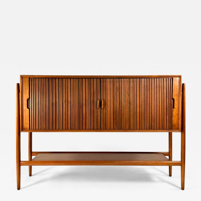 Barney Flagg Tambour Door Parallel Credenza by Barney Flagg for Drexel