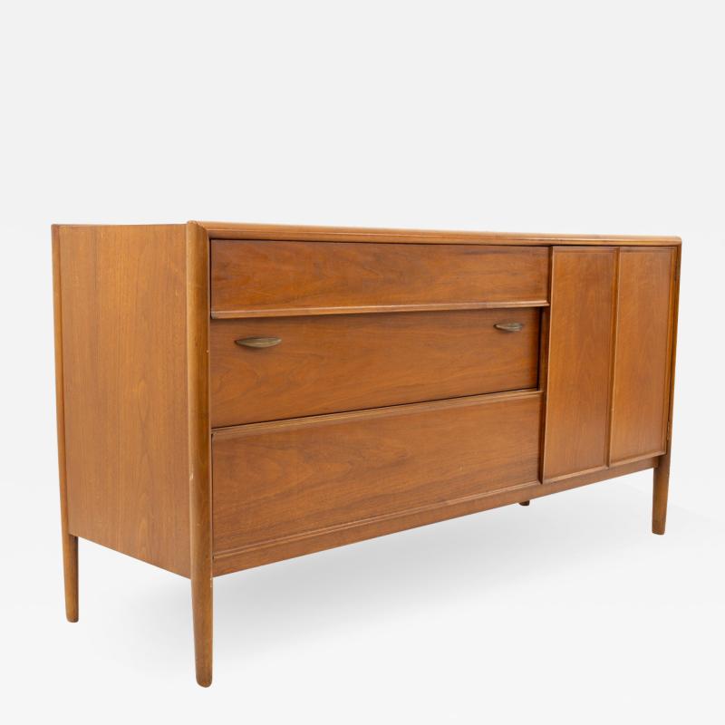 Barney Flagg for Drexel Mid Century Parallel Lowboy Dresser