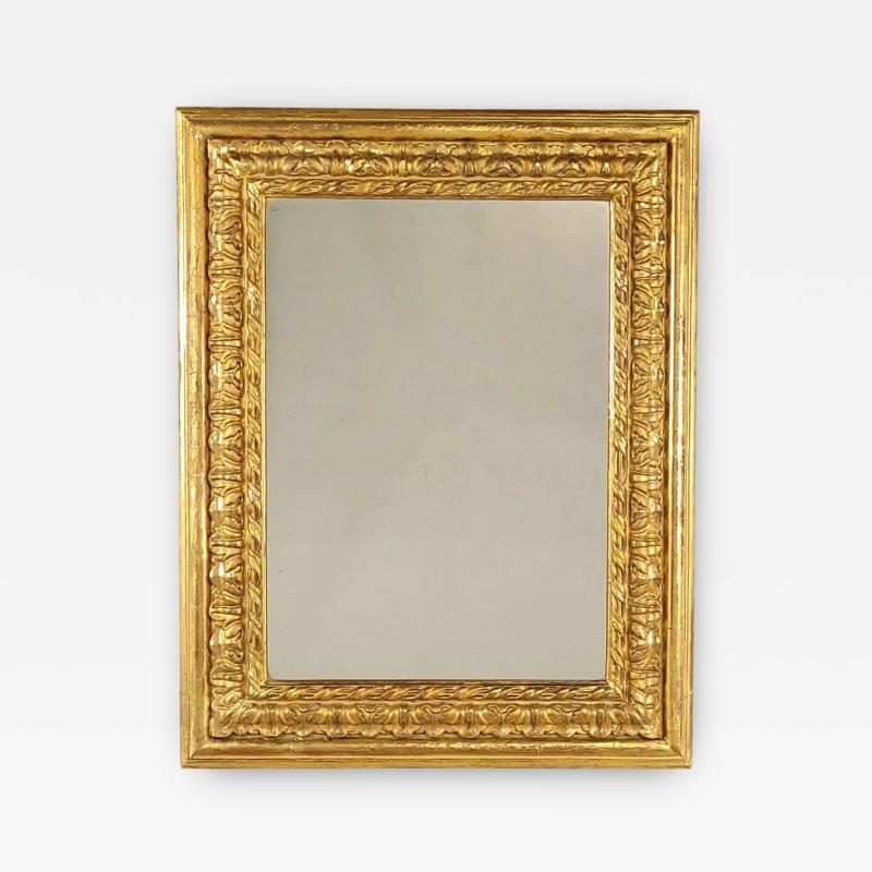 Baroque Gilt Wood Mirror 18th Century