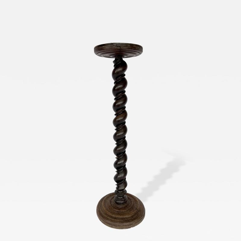 Baroque Louis XIII Style Pedestal Table circa 1880