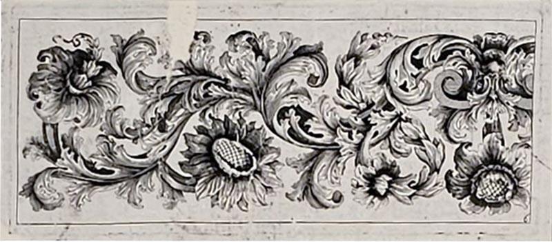 Baroque Period Engraving Italy circa 1800