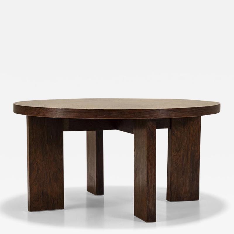 Bas Van Pelt Bas van Pelt Round Coffee Table in Mahogany for My Home The Netherlands 1935