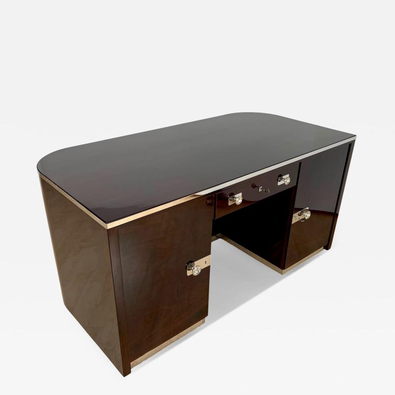 Bauhaus Desk by Erich Dieckmann Rosewood Lacquer Maple Germany circa 1925