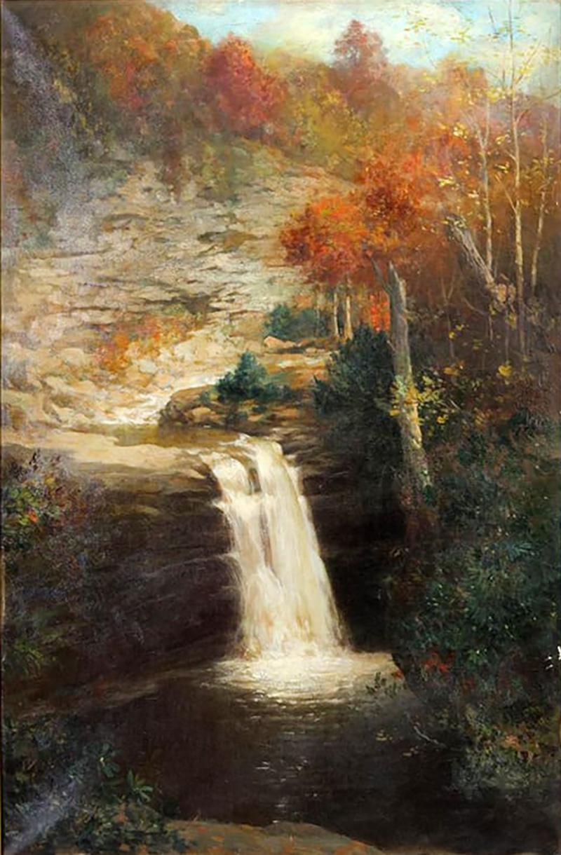 Bayard Henry Tyler IMPRESSIONIST AUTUMN LANDSCAPE by Bayard Henry Tyler Oil on canvas Framed