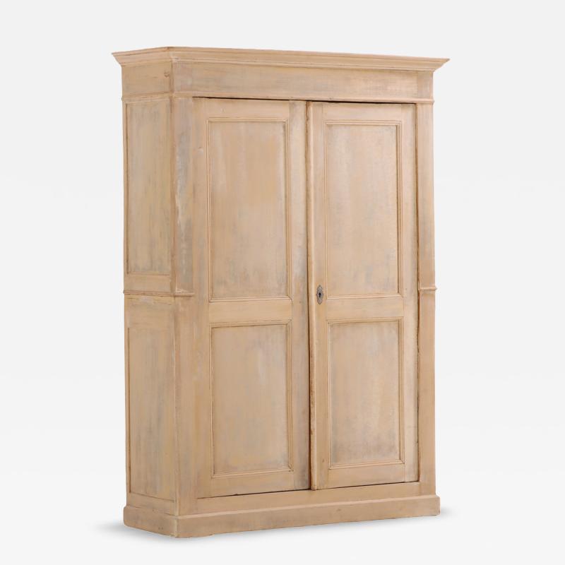 Belgian Painted Softwood Armoire C 1880