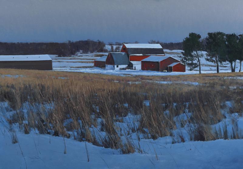 Ben Bauer Dusk Falling Over Somerset