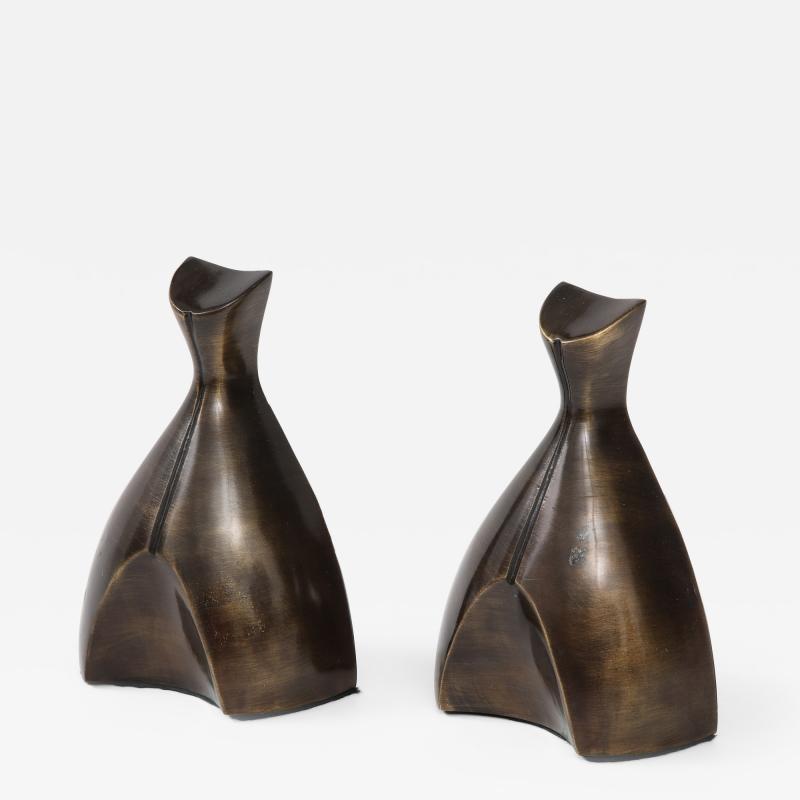 Ben Seibel Ben Seibel Aged Bronze Pawn Bookends