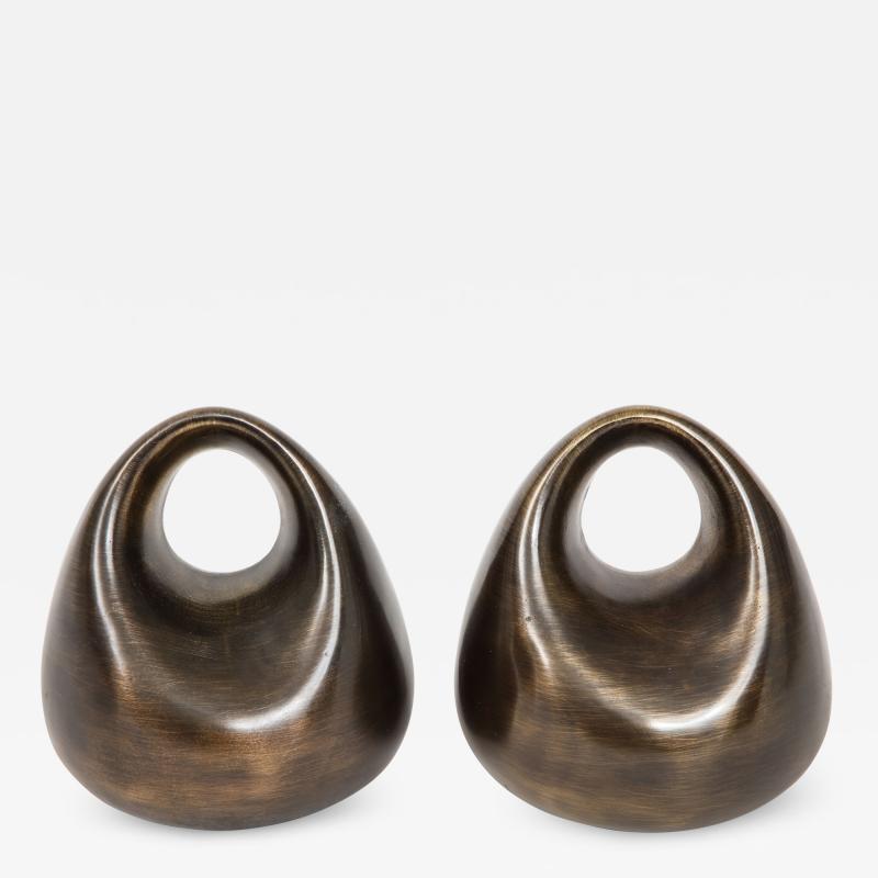 Ben Seibel Seibel Gunmetal Orb Bookends